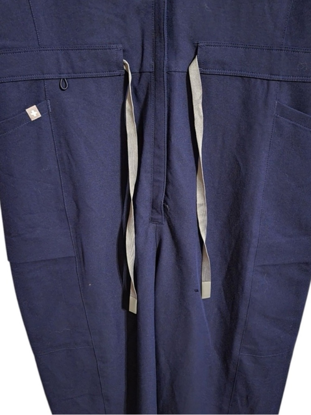 Figs Navy Blue Jumpsuit Jogger Scrubs Size Medium - Picture 4 of 9